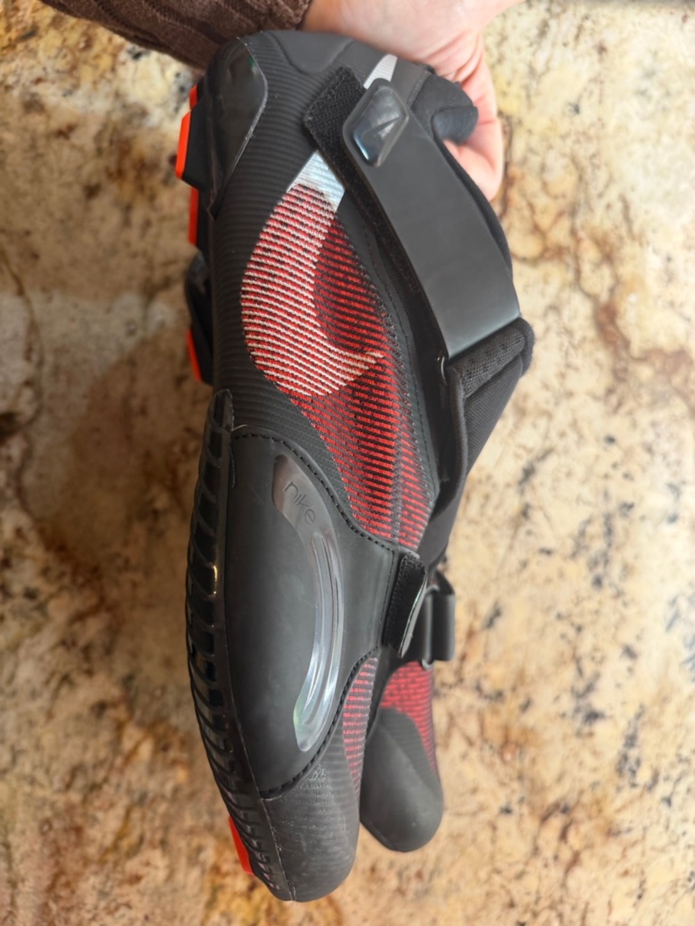 Nike SuperRep Training Sneakers in Black/Mettalic Silver Orange - Picture 6 of 8